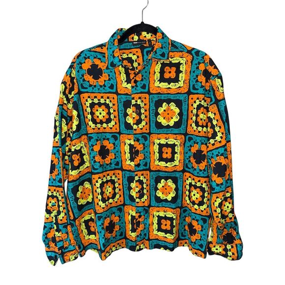 Asos-design Men's Multi Shirt, Size Small - Picture 2 of 5